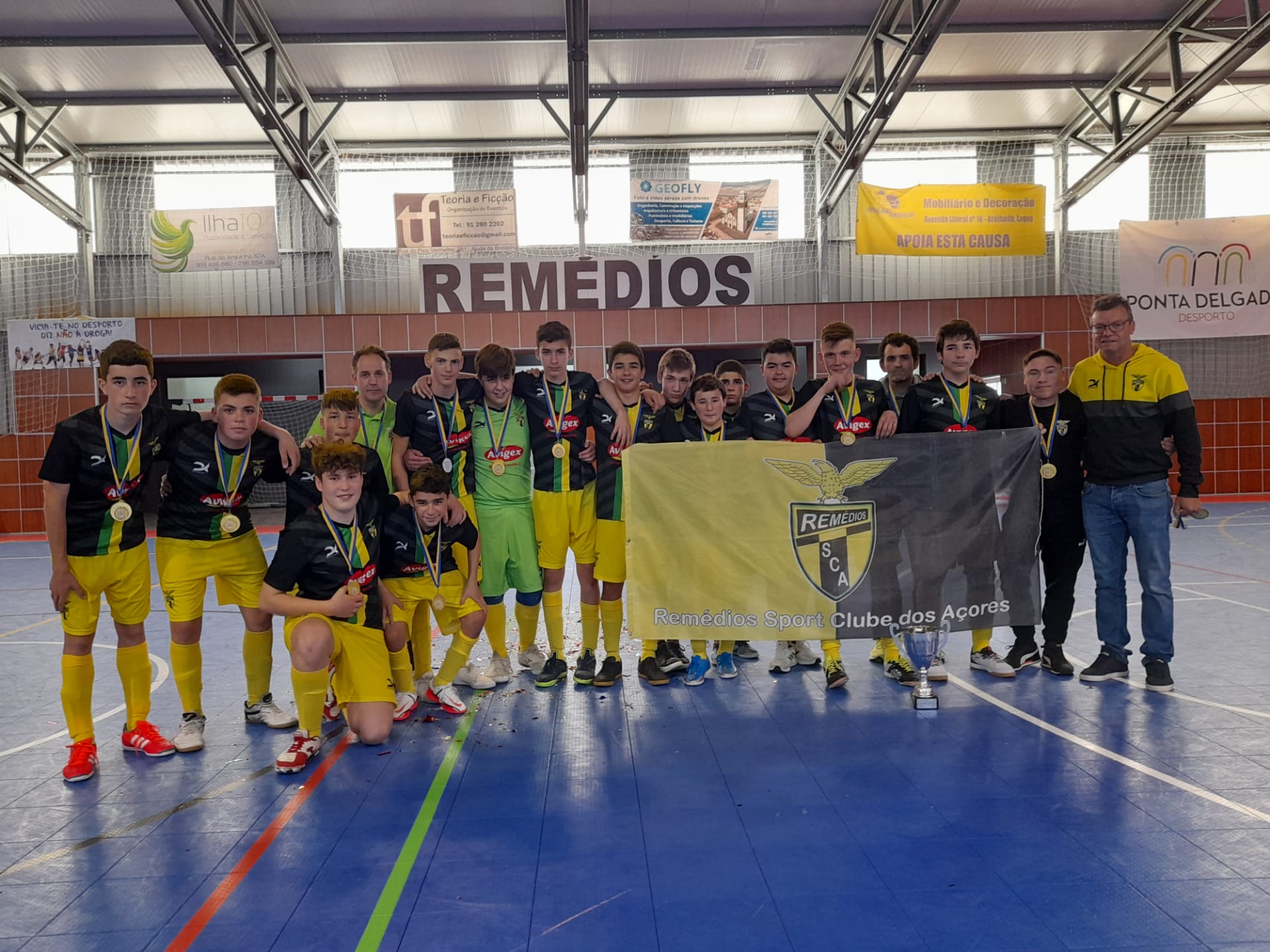 Remédios Sport Clube dos Açores sagraram-se campeões de São Miguel