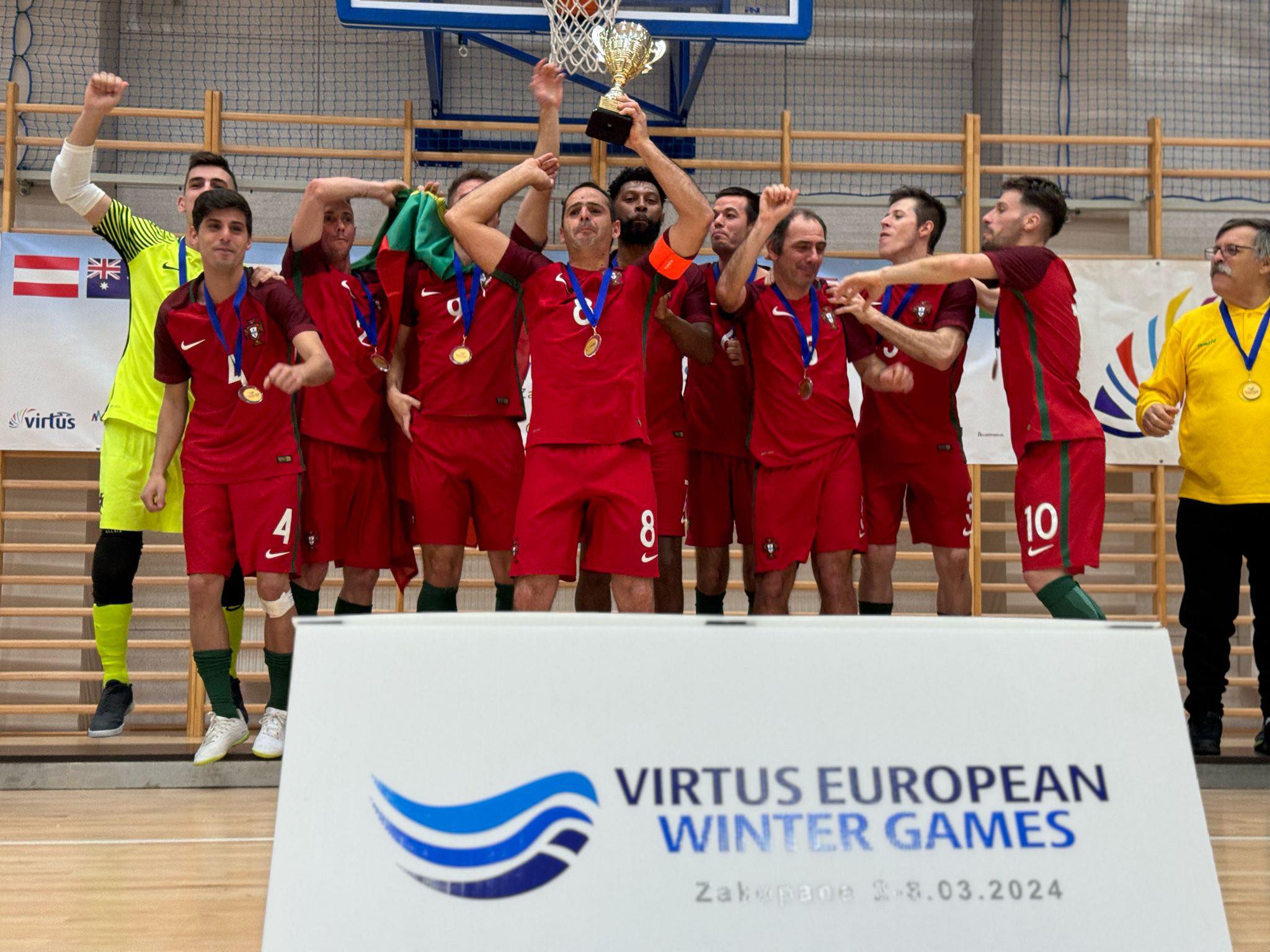 4 Micaelenses Campeões Europeus de Futsal Adaptado!