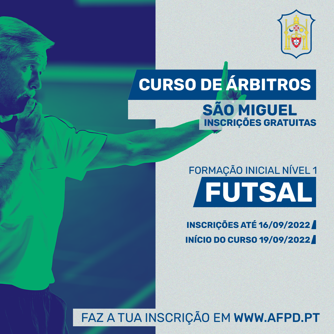 Curso de Árbitros de Futsal - São Miguel