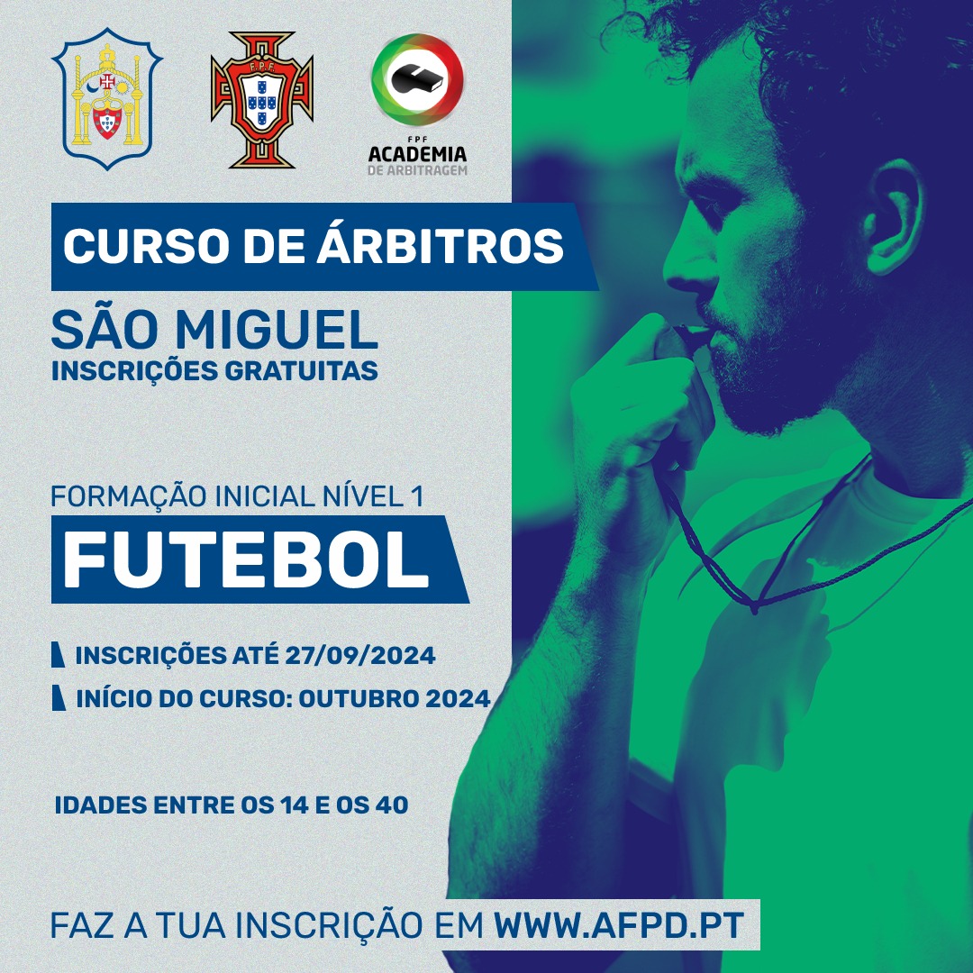 Cursos de Árbitros Futebol-Futsal